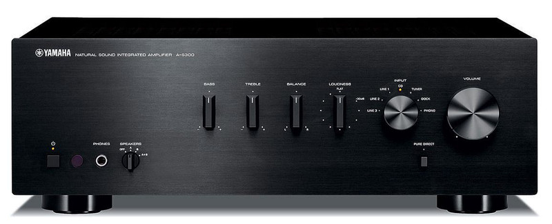 Yamaha A-S300 2.0 home Wired Black audio amplifier