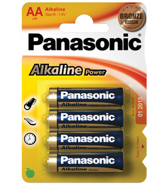 Wentronic LR6 4-BL Panasonic Alkaline Power Щелочной 1.5В