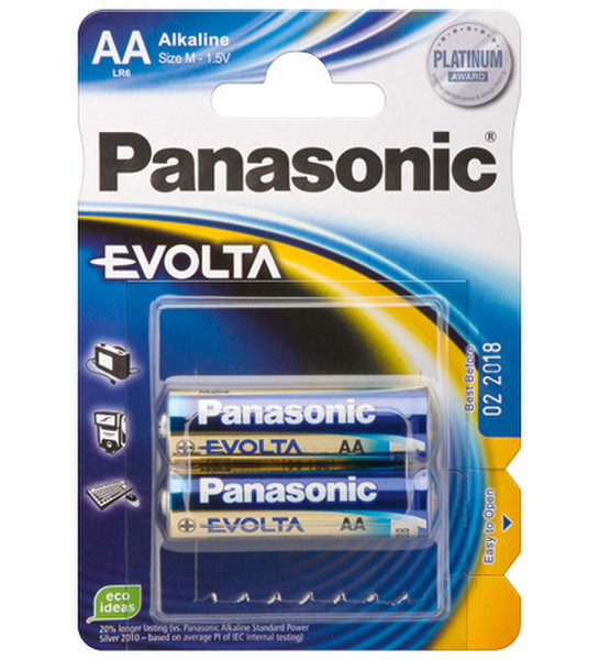 Wentronic LR6 2-BL Panasonic EVOLTA Щелочной 1.5В