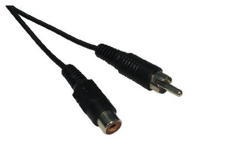 Cables Direct 3m RCA M/F 3м RCA RCA Черный