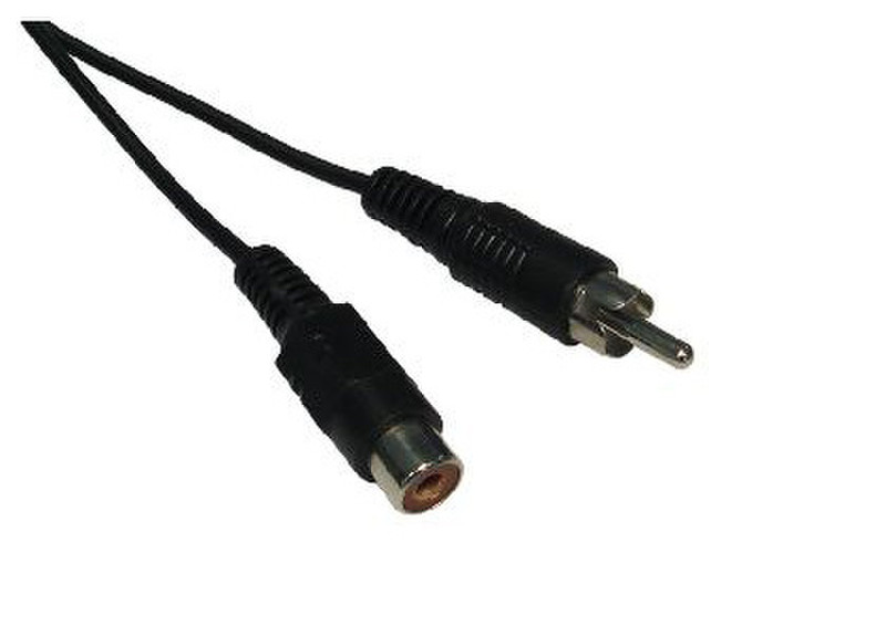 Cables Direct 3m RCA M/F 3m RCA RCA Black