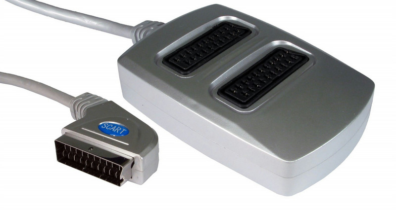 Cables Direct 2 Way SCART Splitter Box