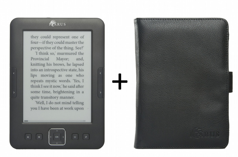 Icarus E601GY-BU 6" 4GB Black e-book reader