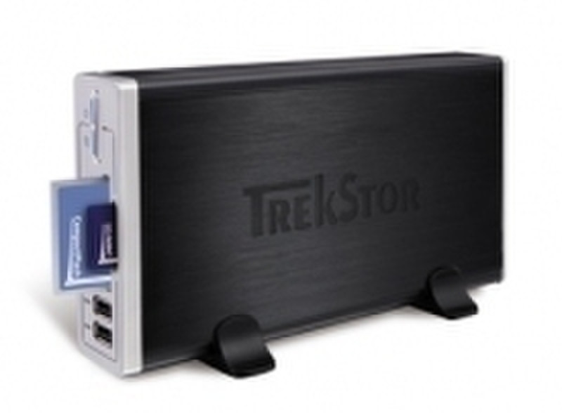 Trekstor Data Station maxi t.uch 500 GB 500GB Schwarz, Silber Externe Festplatte