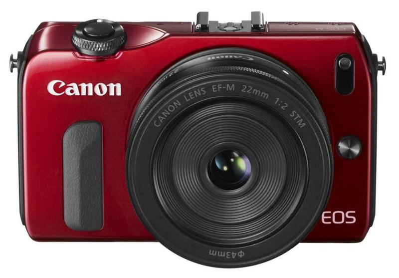 Canon EOS M 18MP CMOS 5184 x 3456pixels Red