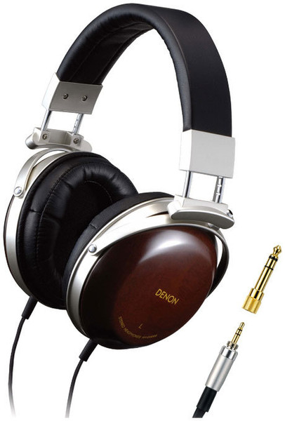 Denon AH-D5000: Reference Over-Ear Headphones Ohraufliegend Schwarz, Silber