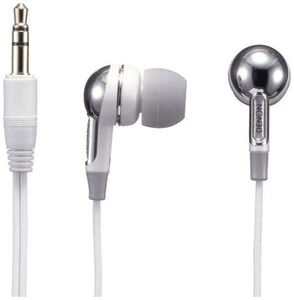 Denon AH-C351K: In-Ear Headphones, white
