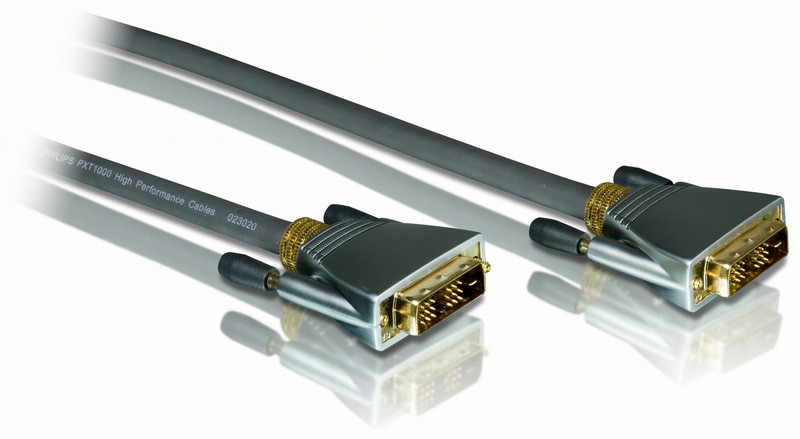 Philips DVI cable SWV6365 1.5m Silver DVI cable