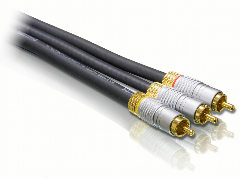 Philips Component A/V cable SWV6305 1.5м Черный компонентный (YPbPr) видео кабель