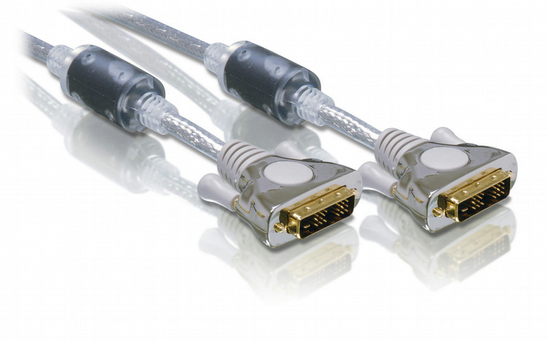 Philips DVI cable SWV3535 1.5m Silver DVI cable
