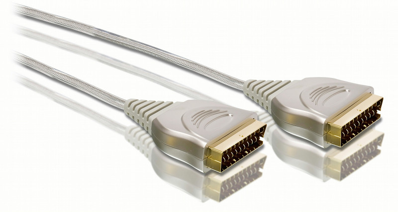 Philips Scart cable SWV3541 3m White SCART cable