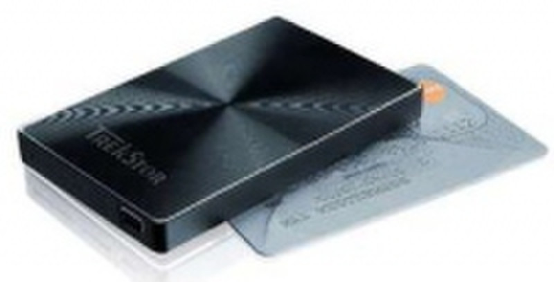 Trekstor DataStation microdisk, external, USB 2.0, 120GB 120GB Black external hard drive