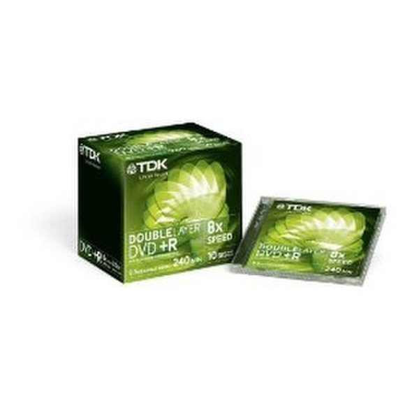 TDK Double Layer DVD 8.5ГБ DVD+R DL 10шт