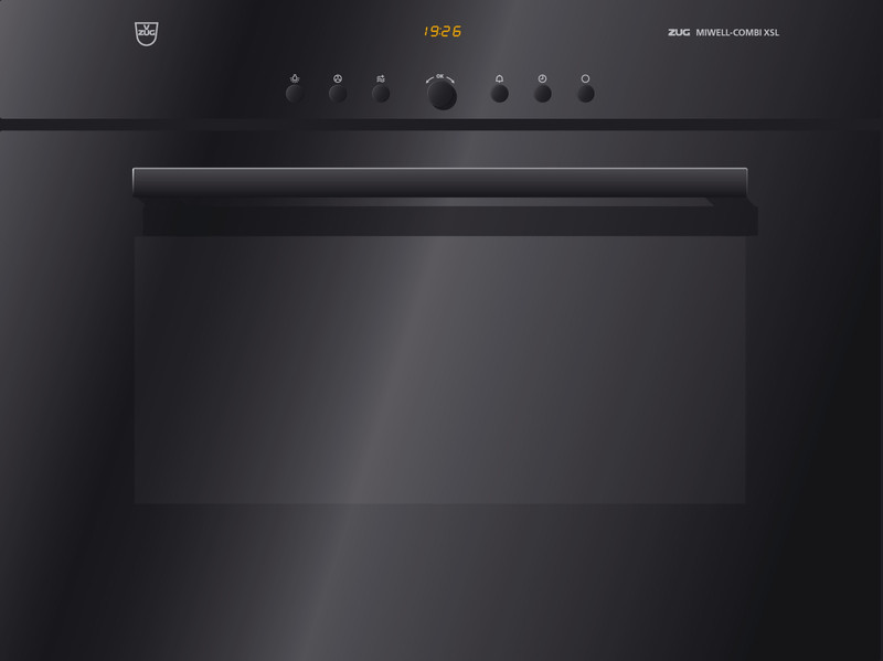 V-ZUG Miwell-Combi XSL Electric oven 40л 900Вт Черный