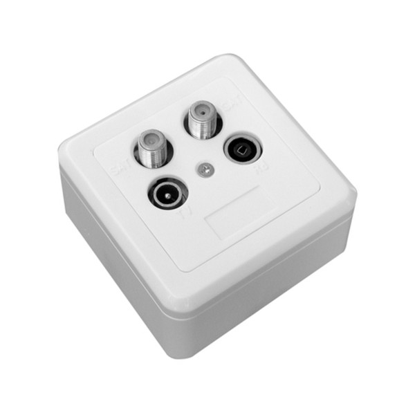 Triax GAD 274 TV (coaxial) White outlet box