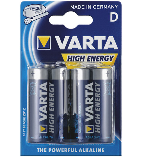 Wentronic LR20 2-BL Varta HighEnergy Щелочной 1.5В