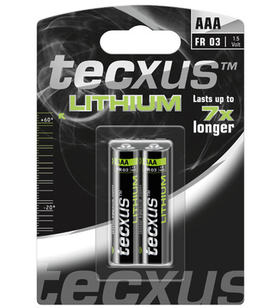 Wentronic FR03 2-BL tecxus Lithium Литиевая 1.5В