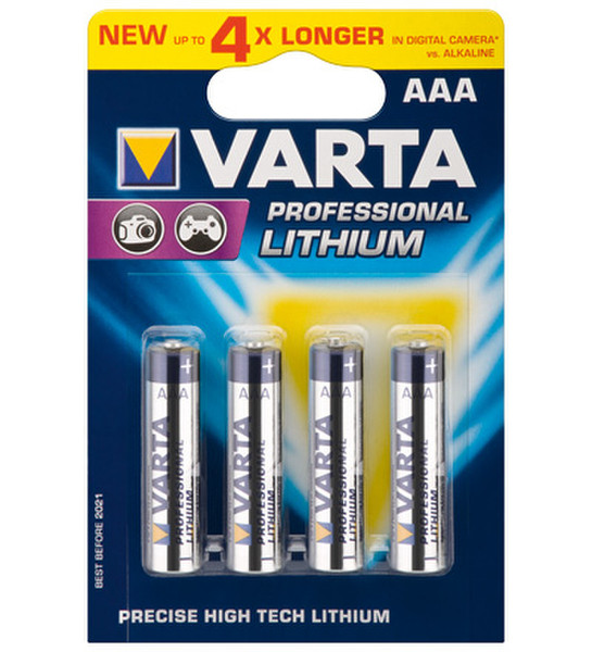 Wentronic FR03 4-BL Varta Lithium AAA Литиевая 1.5В