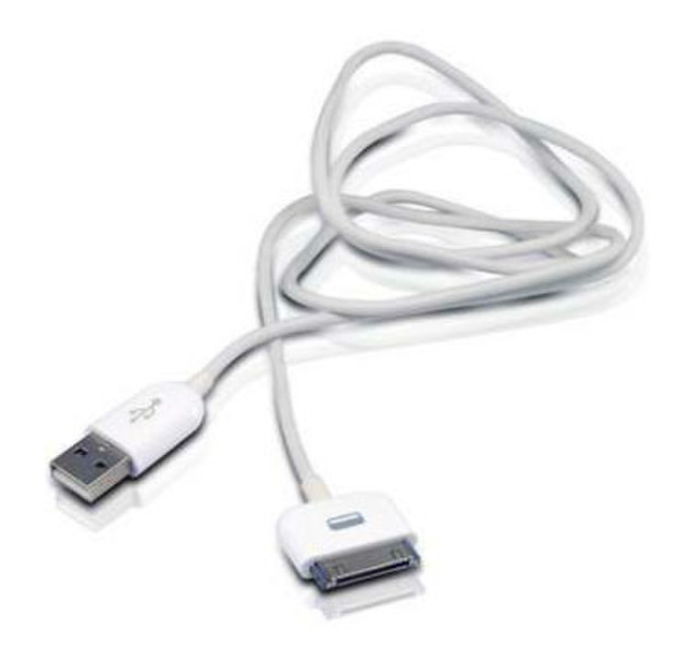 Conceptronic CCUSBADC USB A Apple 30-p Weiß