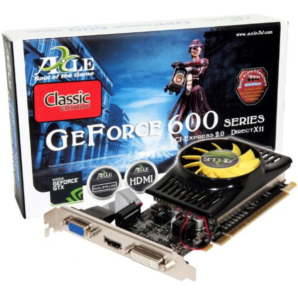 Axle 3D AX-GT640/4GSD3P8CDIL GeForce GT 640 4ГБ GDDR3 видеокарта
