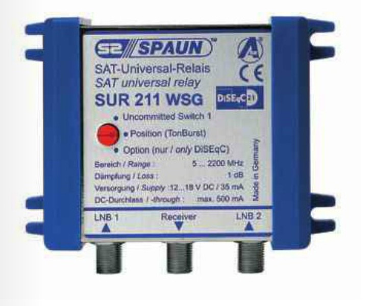 Spaun SUR 211 WSG video splitter