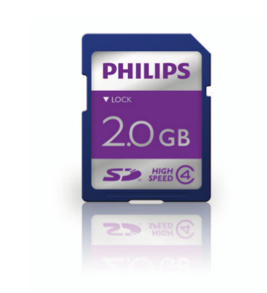 Philips LFH9002 2ГБ SD Class 4 карта памяти