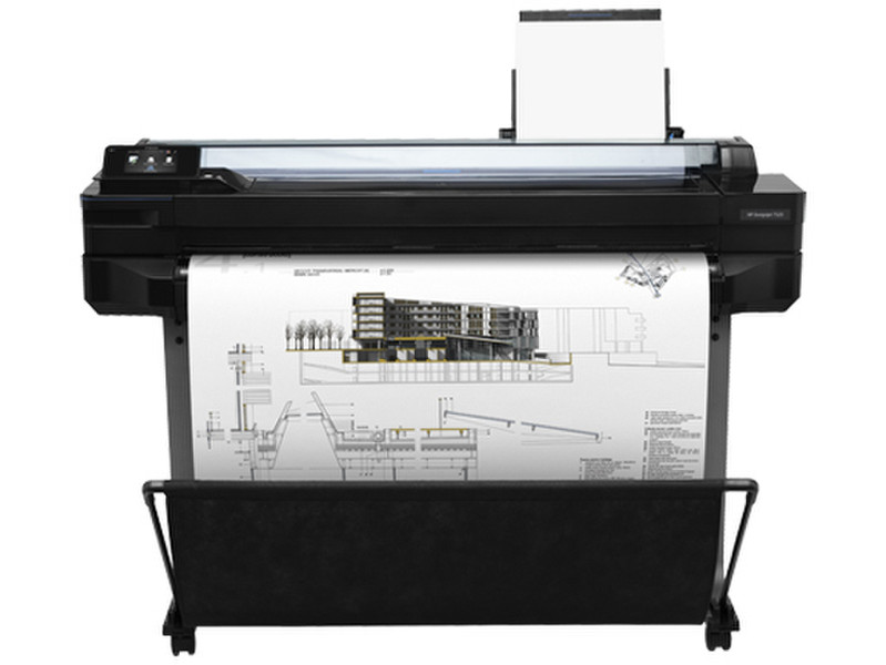 HP Designjet T520 Цвет Термальная струйная 2400 x 1200dpi A0 (841 x 1189 mm) крупно-форматный принтер