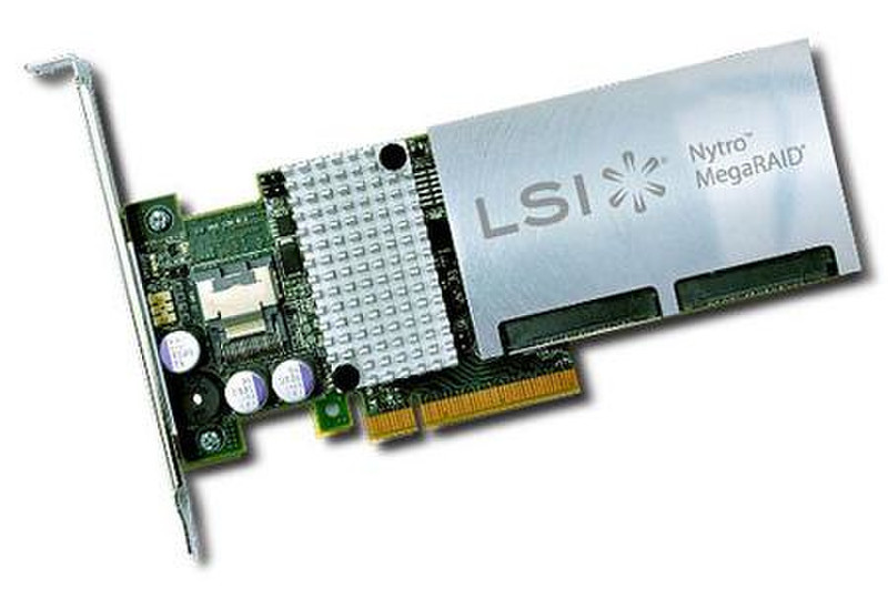 LSI Nytro MegaRAID 8100-4i Внутренний PCIe,SAS интерфейсная карта/адаптер