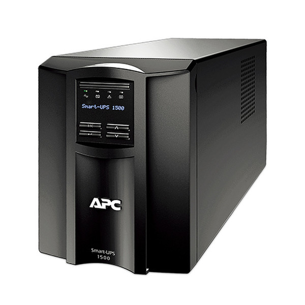 APC Smart-UPS 1500VA Интерактивная 1440ВА 8розетка(и) Черный источник бесперебойного питания
