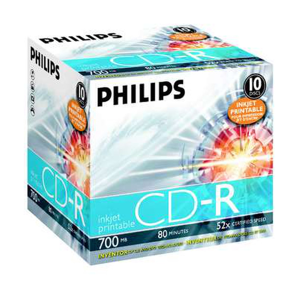 Philips CD Recordable CD-R 700MB 10pc(s)