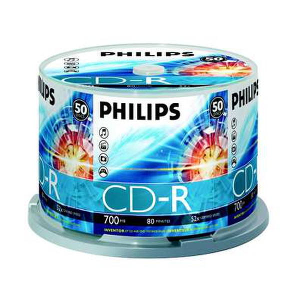 Philips CD Recordable CD-R 700MB 50pc(s)