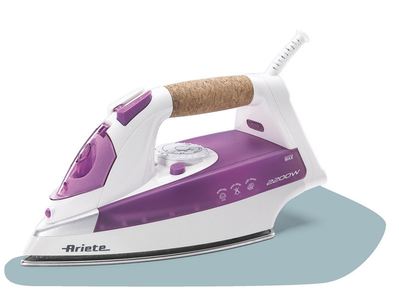 Ariete 6232 Dry & Steam iron Stainless Steel soleplate 2200W Pink,White