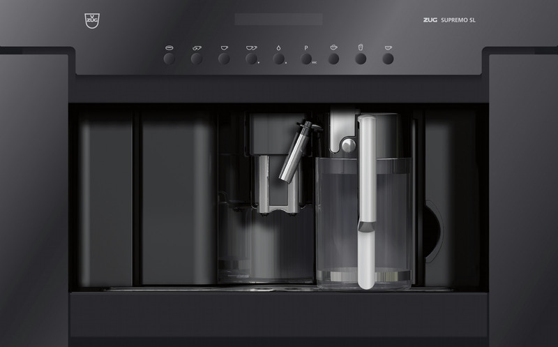 V-ZUG Supremo SL Встроенный Espresso machine 1.8л 2чашек Черный