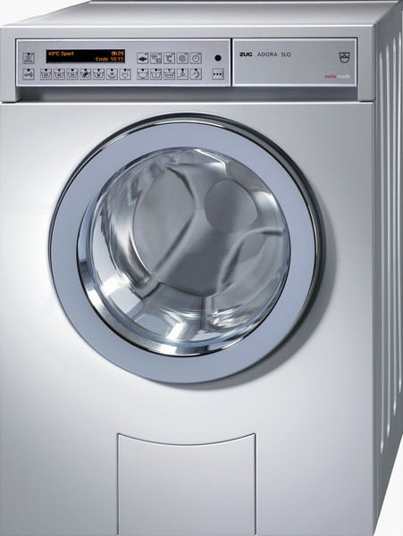 V-ZUG Adora SLQ Отдельностоящий Фронтальная загрузка 8кг 1600об/мин A+++ Нержавеющая сталь, Белый стиральная машина