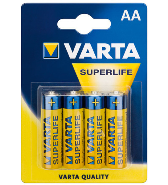 Wentronic AA Varta Superlife 4-BL Zinc Chloride 1.5В