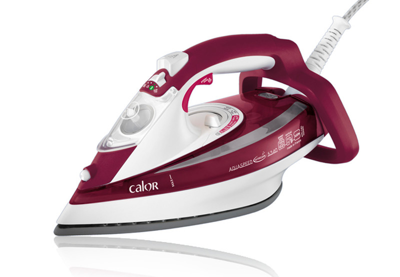 Calor FV5340 Dry & Steam iron 2400W Red iron