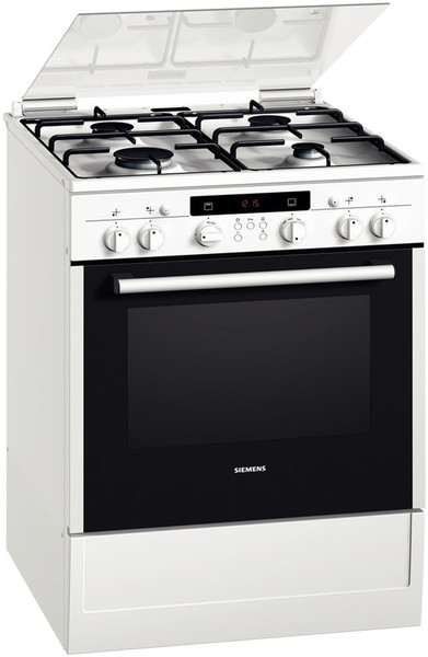 Siemens HP243213E Freistehend Gas hob Weiß Küchenherd