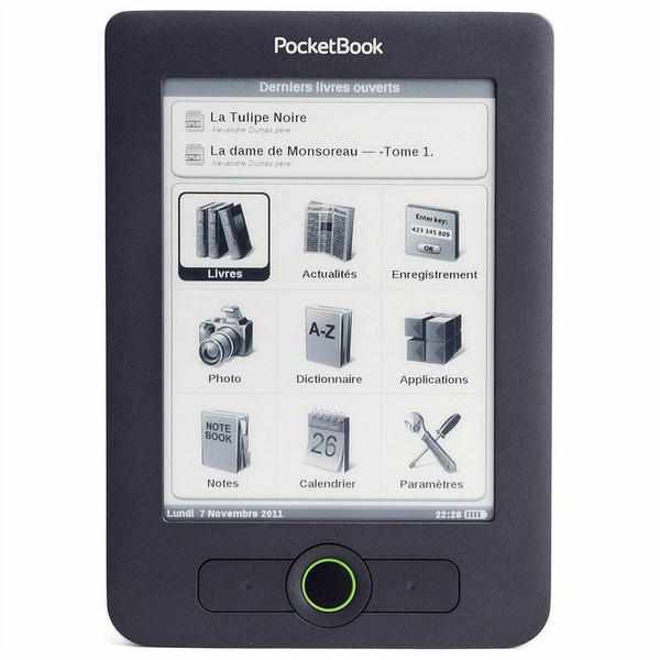 Pocketbook Basic 6Zoll 2GB Grau eBook-Reader
