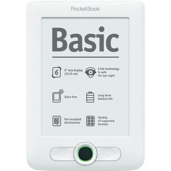 Pocketbook Basic 6Zoll 2GB Weiß eBook-Reader