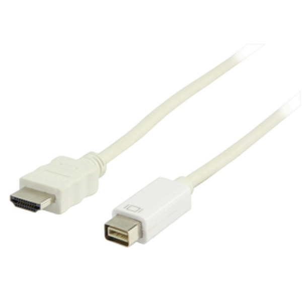 Valueline 2m Mini DVI - HDMI 2m Mini-DVI HDMI White video cable adapter