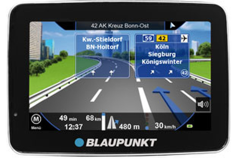 Blaupunkt TravelPilot 40CE Фиксированный 4.3" Сенсорный экран Черный