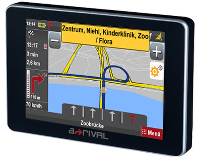 A-Rival XEA 503 Fixed 5Zoll LCD Touchscreen Schwarz