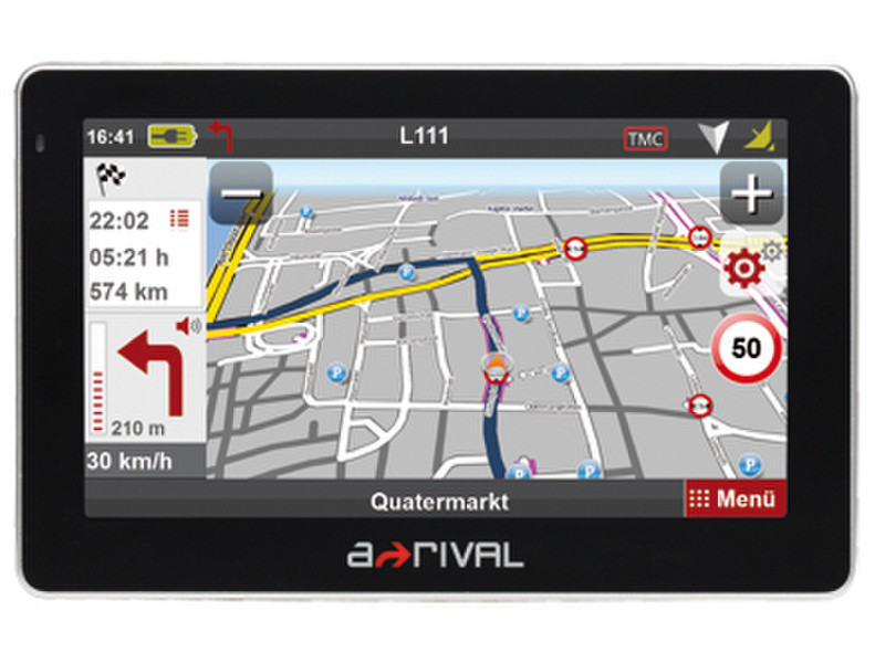 A-Rival XEA 503T Fixed 5Zoll LCD Touchscreen Schwarz