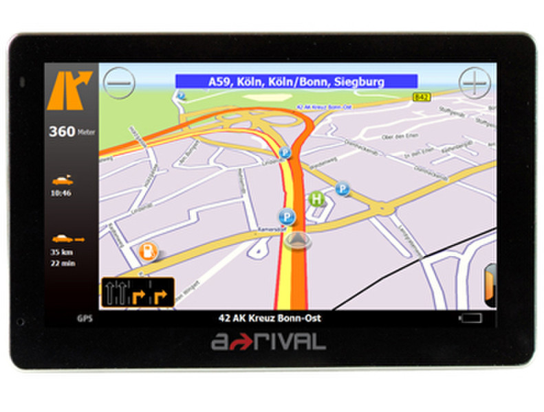 A-Rival XEA 603 Фиксированный 6" ЖК Сенсорный экран Черный