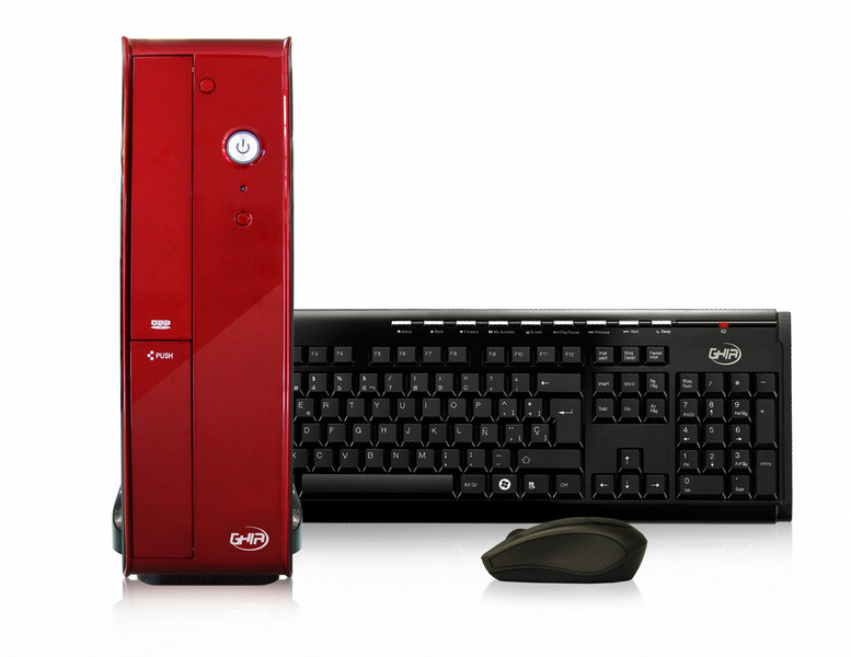 Ghia PCGHIA-1477 1.6ГГц E-350 SFF Красный PC