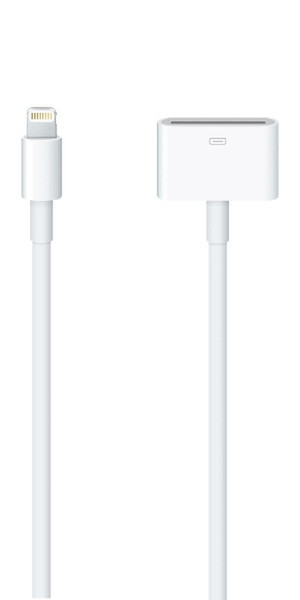 Apple MD824ZM/A Lightning 30-pin Weiß Kabelschnittstellen-/adapter