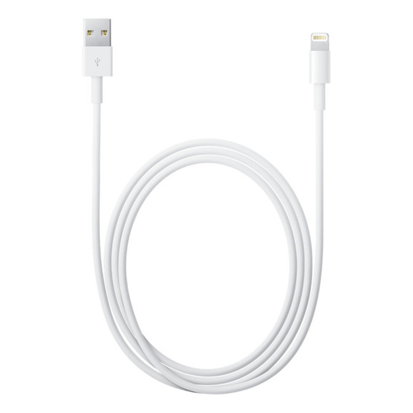 Apple MD818ZM/A 1м USB A Lightning Белый дата-кабель мобильных телефонов