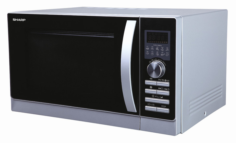 Sharp R-842INW Countertop 25L 900W Stainless steel microwave
