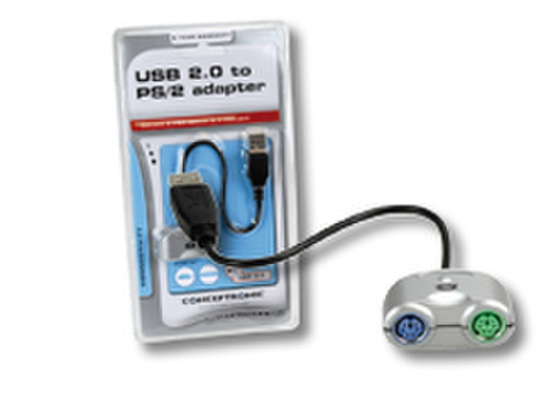 Conceptronic USB 2.0 > PS/2 adapter USB1.1/2.0 2xPS/2 кабельный разъем/переходник