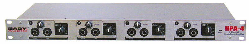 Nady Systems HPA-4 home Wired Grey audio amplifier